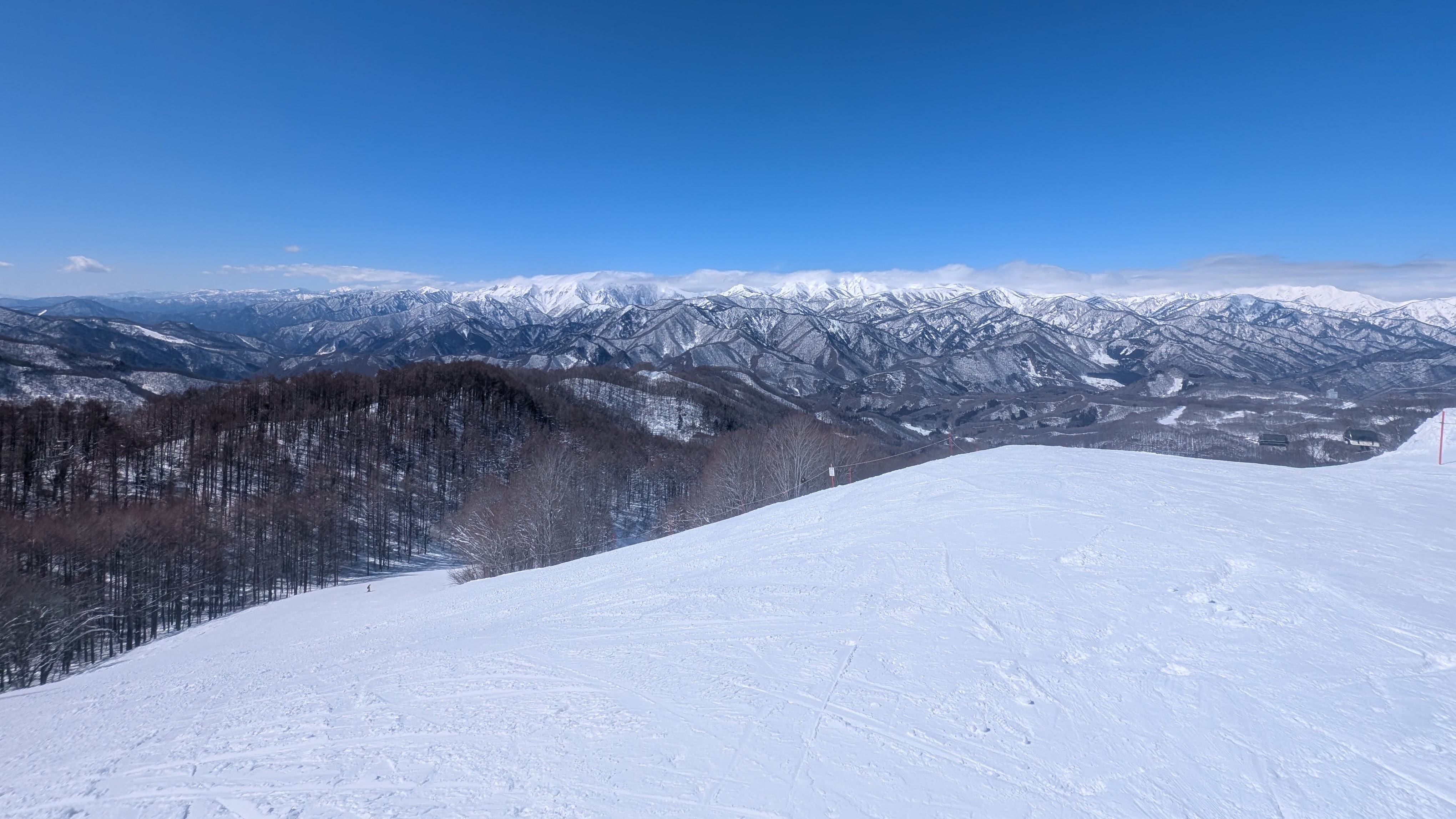 View from the top lift in Hodaigi